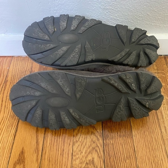 UGG Coquette Shearling Slippers Gray Size 9 - Picture 6 of 7